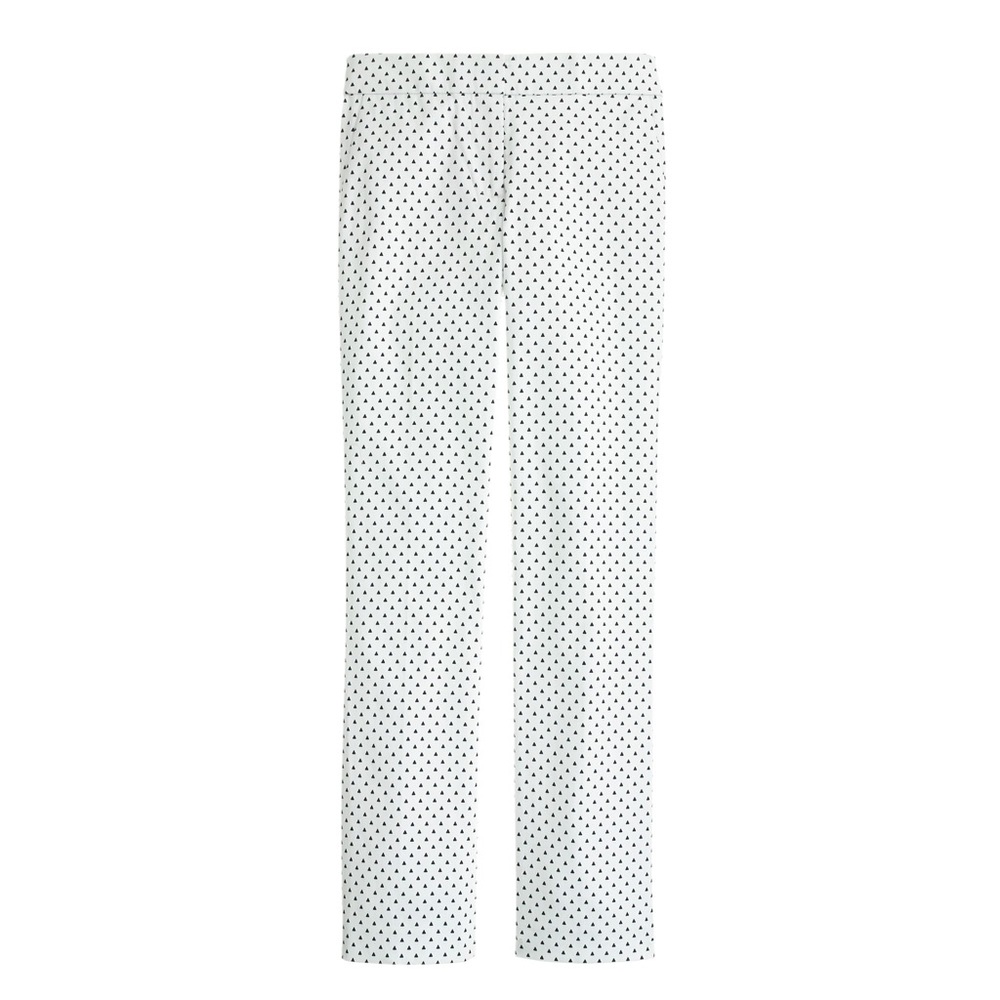 J. Crew 10 Campbell Ankle Pant Triangle Print - Picture 3 of 6